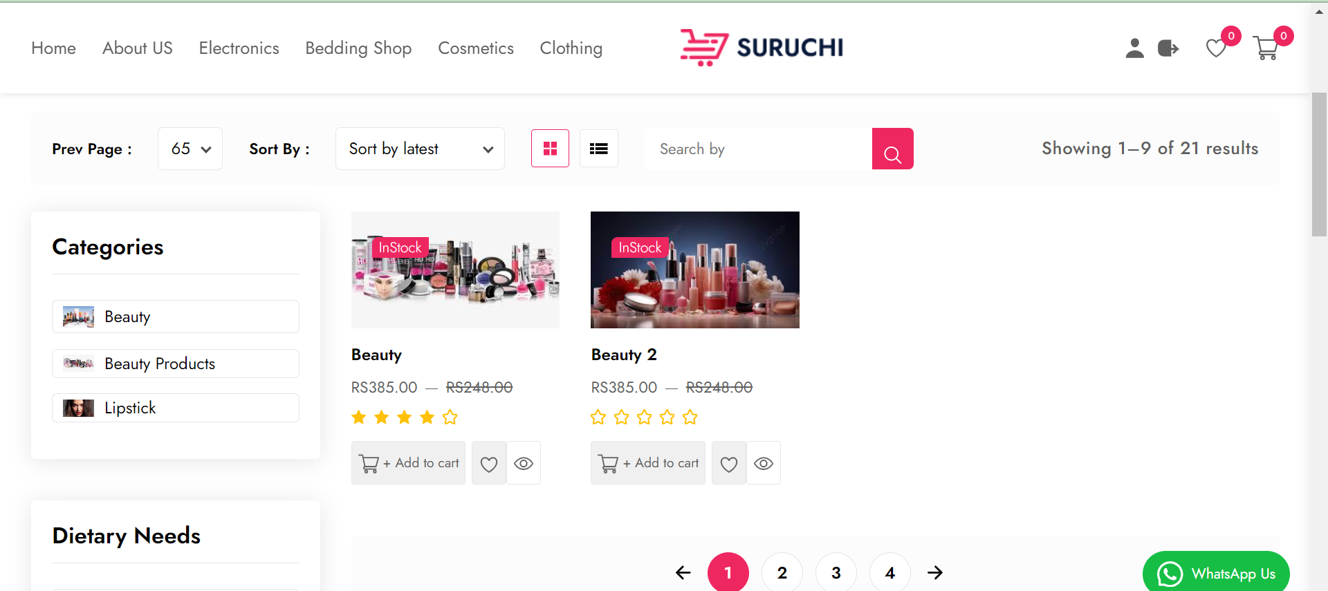 E-commerce Website